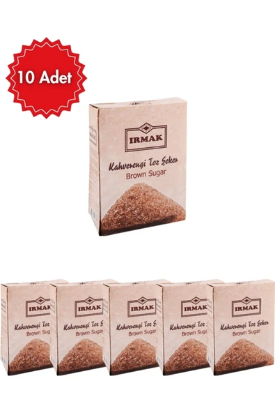 Irmak Kahverengi Toz Şeker 500 gr x 10 Adet (Toplam 5 Kg) Ekonomik Tarif Seti ürün görseli 1
