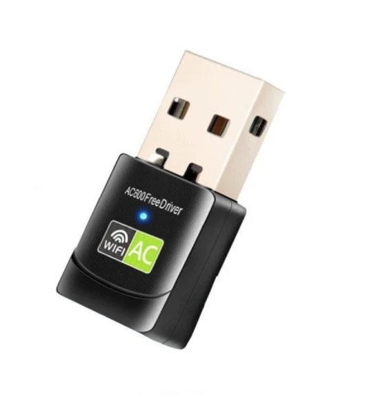 600 MBPS USB MİNİ WİFİ ADAPTÖRÜ 5GHZ KABLOSUZ ALICI ürün görseli 1