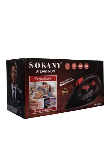 Sokany SK-11022 Kompakt Buharlı Ütü - Resim 5