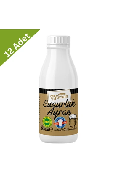 YÖRSAN Susurluk Ayran 265 ml x 12 Adet ürün görseli 1