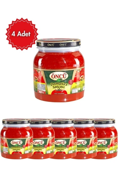 Öncü Domates Salçası (1,65 kg) x 4 Adet ürün görseli 1