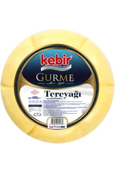 Kebir Gurme Tuzsuz Tereyağı 400 g x8 Paket – Sofralarınıza Saf Lezzet ürün görseli 1