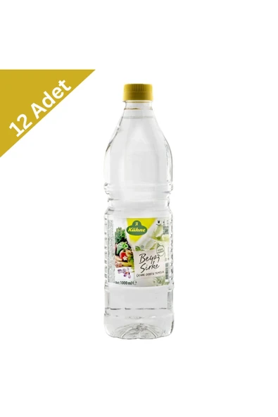 Kühne Beyaz Sirke 1000 ml x 12 Adet (Pet Şişe) ürün görseli 1