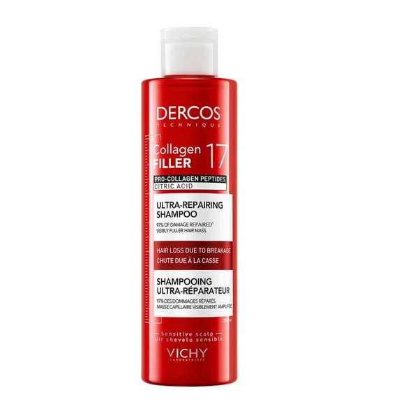Vichy Dercos Collagen 17 Filler Şampuan 200 ml ürün görseli 1
