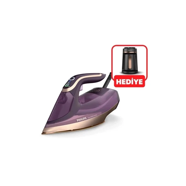 Philips Azur 8000 Serisi DST8040/30 3000 W Buharlı Ütü + HDA150/60 Türk Kahve Makinesi ürün görseli 1