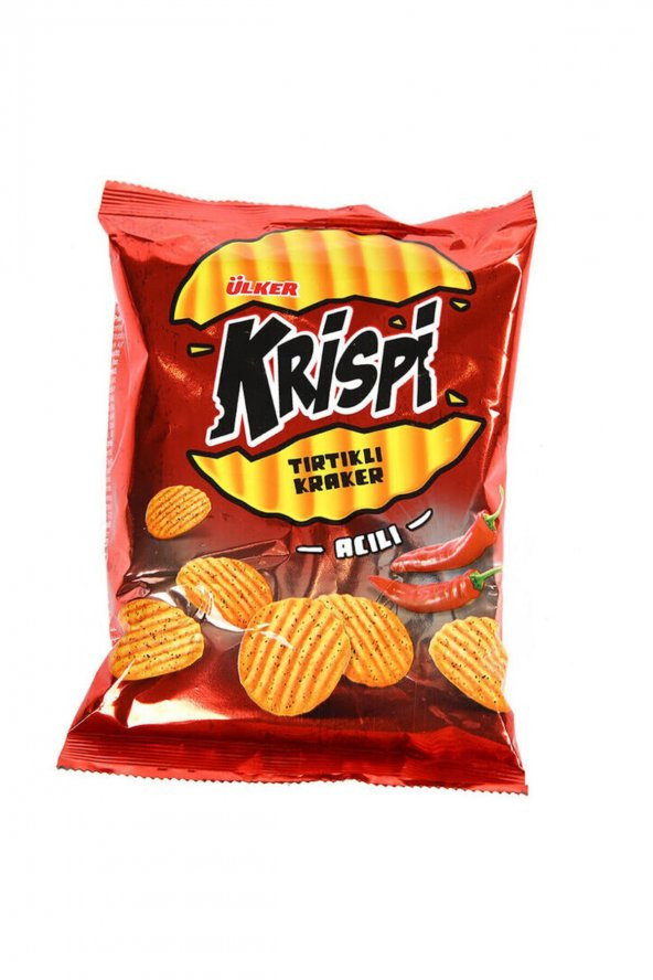 ÜLKER Krispi Tırtıklı Acılı Kraker 48Gr ürün görseli 1