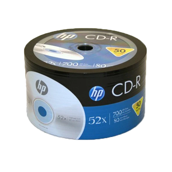 Hp Cd-R 700 Mb 80 Min 52X Shrink 50 Li ürün görseli 1