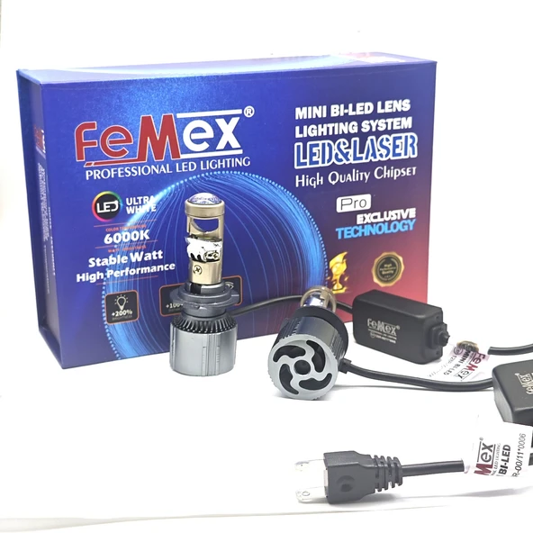 Femex H7 Pro Exclusive Mini Bi-Led  Kendinden Mercekli Csp Lextar Chipset ürün görseli 1