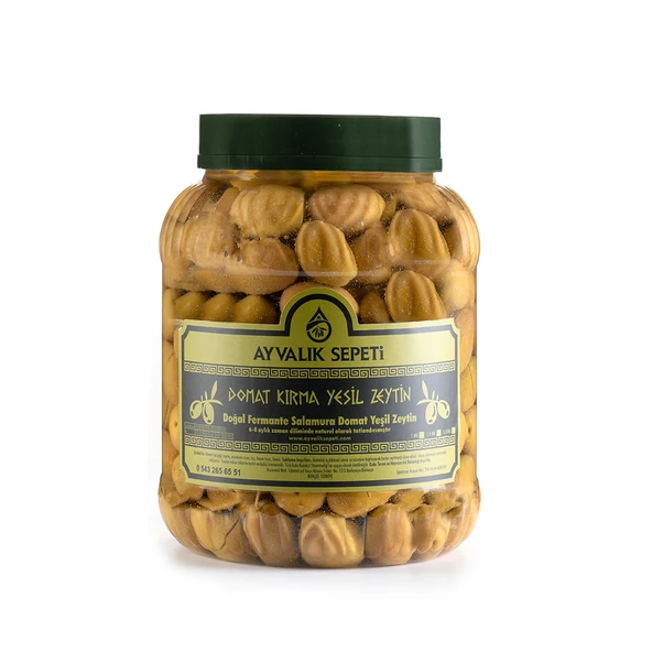 Domat Kırma Yeşil Zeytin 1,5 Kg ürün görseli 1