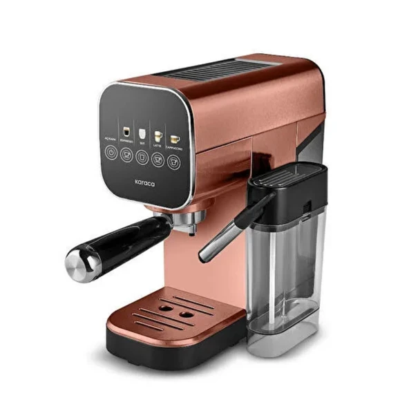Karaca MyCaffe Barista S20 Entegre Süt Hazneli Otomatik Espresso ve Latte Makinesi Copper 900 ml 1360W ürün görseli 1