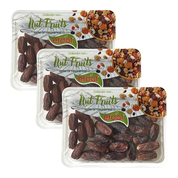 Karadağ Efdal Medine Mebrum Hurma 220 gr x 3 Adet ürün görseli 1