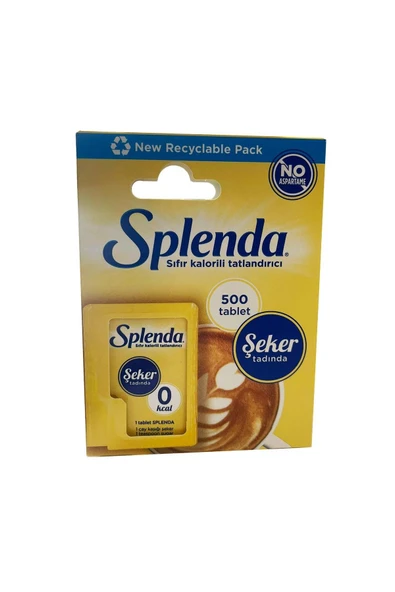 SPLENDA TATLANDIRICI 500 TABLET ürün görseli 1