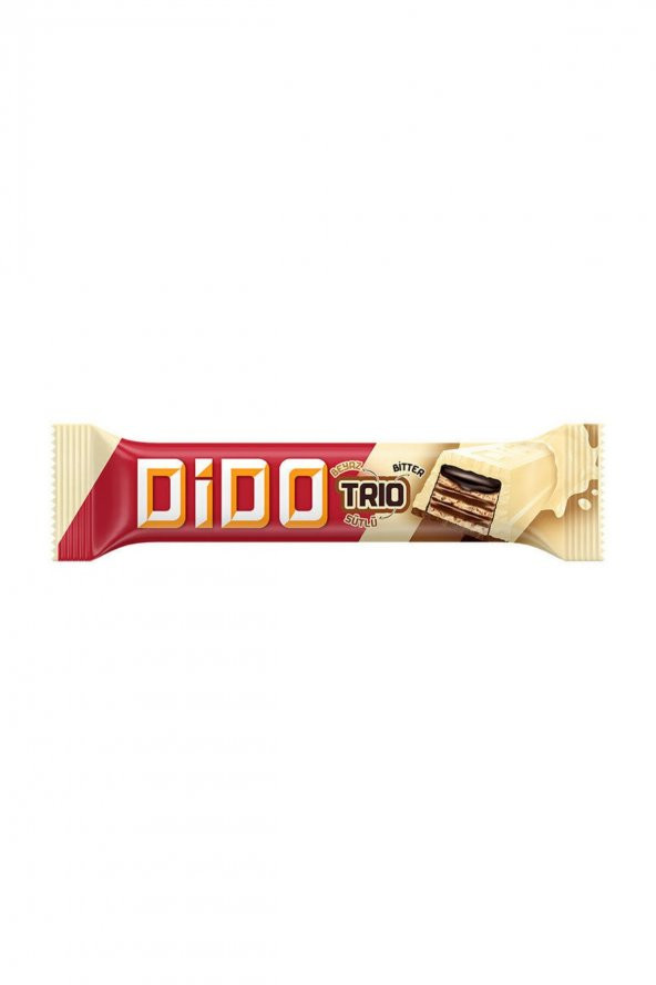 ÜLKER Dido Trio Beyaz Çikolata Kaplama Gofret 36,5 gr ürün görseli 1