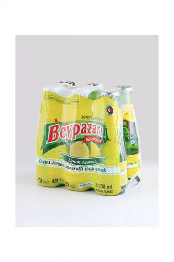 BEYPAZARI Soda Limon 6 200 ml ürün görseli 1
