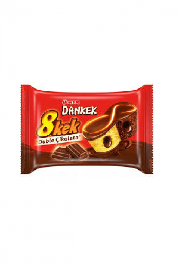 ÜLKER Dankek Double Çikolata 8 Kek 55 gr ürün görseli 1