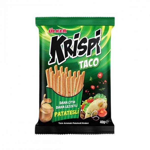 ÜLKER Krispi Baharatlı Çubuk Kraker  adet 40 gr ürün görseli 1