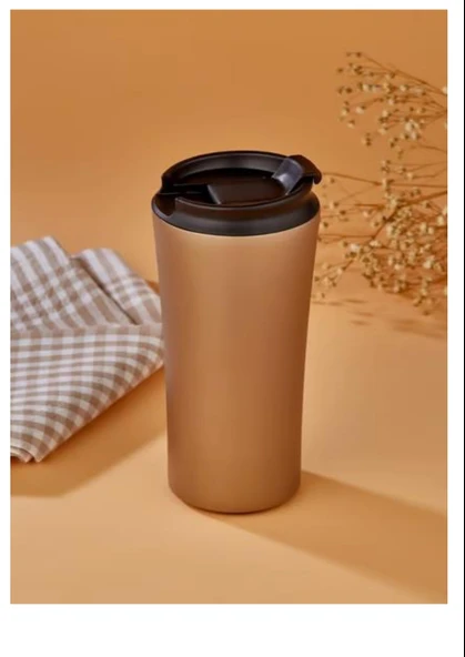 optimum çelik termos kupa 400 ml 2050 - Resim 6