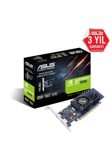 Asus GT 1030 GT1030 2G-BRK 64 Bit GDDR5 2 GB Ekran Kartı Outlet ürün görseli 1