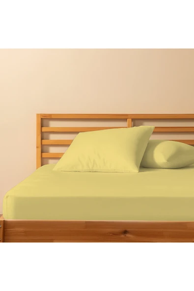%100 Pamuklu Çift Kişilik Lastikli Çarşaf - 50x70 Yastık Kılıfı ( 2 Adet ) ürün görseli 1