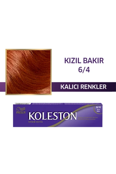 Koleston Single Tüp Saç Boyası 6/4 Kızıl Bakır ürün görseli 1