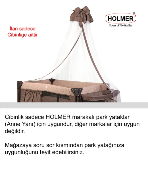 Holmer Lüks Cibinlik ( Holmer Park Yataklar/Anne Yanı İçin ) ürün görseli 1