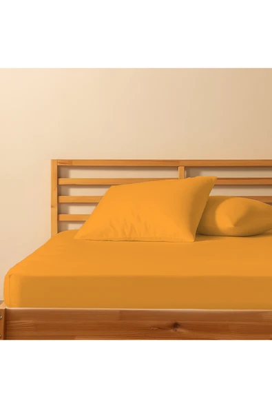 %100 Pamuklu Çift Kişilik Lastikli Çarşaf - 50x70 Yastık Kılıfı ( 2 Adet ) ürün görseli 1