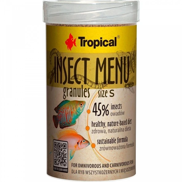 Tropical Insect Menu Granules S 250 Ml / 135 Gr ürün görseli 1