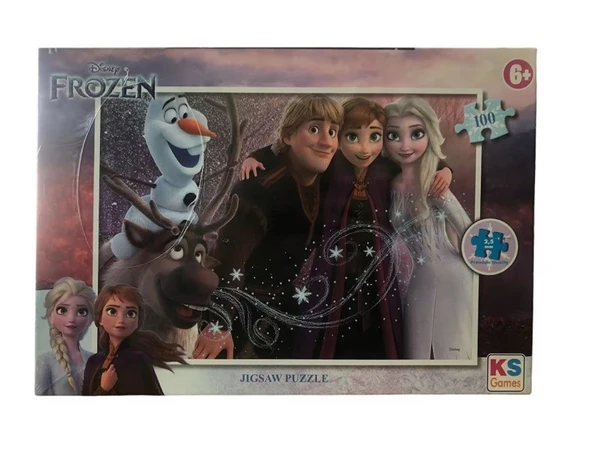 100 Parça Lisanslı Frozen Puzzle 9100 ürün görseli 1