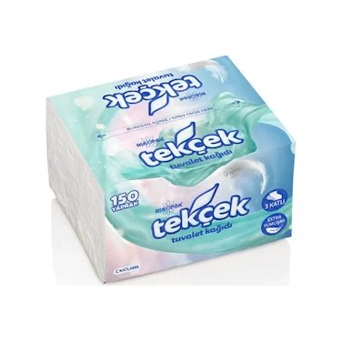 Rulopak Tekçek Tuvalet Kağıdı 3 Katlı 9'Lu Paket 150 Yaprak ürün görseli 1
