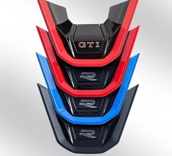 AUTOGP Vw golf 8 r direksiyon orta trimi kırmızı ürün görseli 1