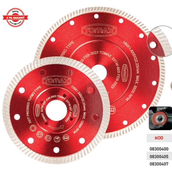 HASSAS SERAMİK FAYANS KESİCİ İNCE 125 x 1.3 x 22 mm ürün görseli 1