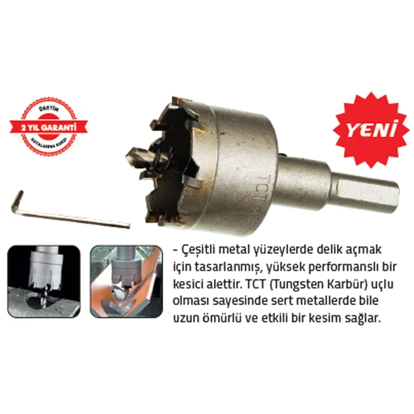 T.C.T. METAL DELME PANÇ 12 mm ürün görseli 1