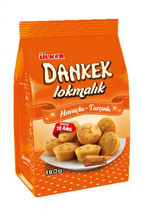 Ulker K Dankek Lokmalık Havuçlu Tarçınlı 180 gr ürün görseli 1