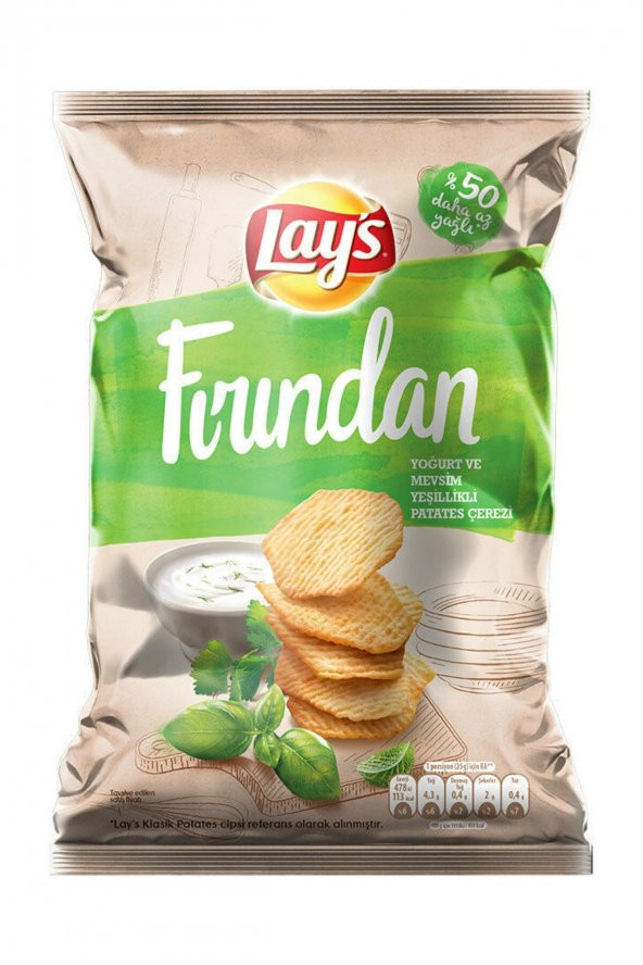 Lays Fırından Parti Boy Yoğurt Mevsim Cips 96 ürün görseli 1