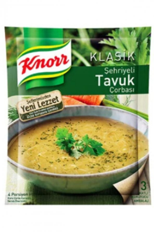 KNORR Hazır Çorba Şehriyeli Tavuk Çorbası 51 Gr ürün görseli 1