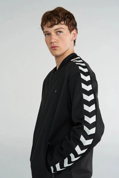 hummel Archive Zip Jacket 922359-2001 Siyah Erkek Fermuarlı Sweatshirt ürün görseli 1