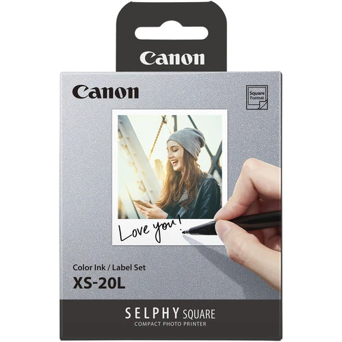 Canon XS-20L Kare Renkli Mürekkep/Kağıt Seti (20 Adet) ürün görseli 1
