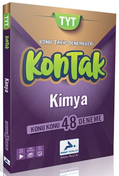 TYT Kimya Kontak Konu Takip Denemeleri Paraf Yayınları ürün görseli 1
