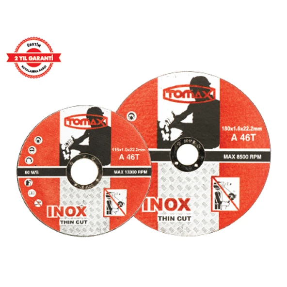 İNOX KESİCİ 115 x 1,0 x 22 mm (25 Adet) ürün görseli 1