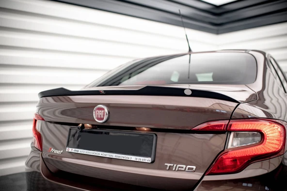 AUTOGP Fiat egea sedan bagaj üstü spoiler yarasa pianoblack boyalı 2015+ ürün görseli 1