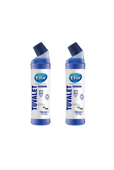 Efor WC Temizleyici 750 ml 2 Adet | Tuvalet ve Kireç | Ferah Kokulu Hijyen ürün görseli 1
