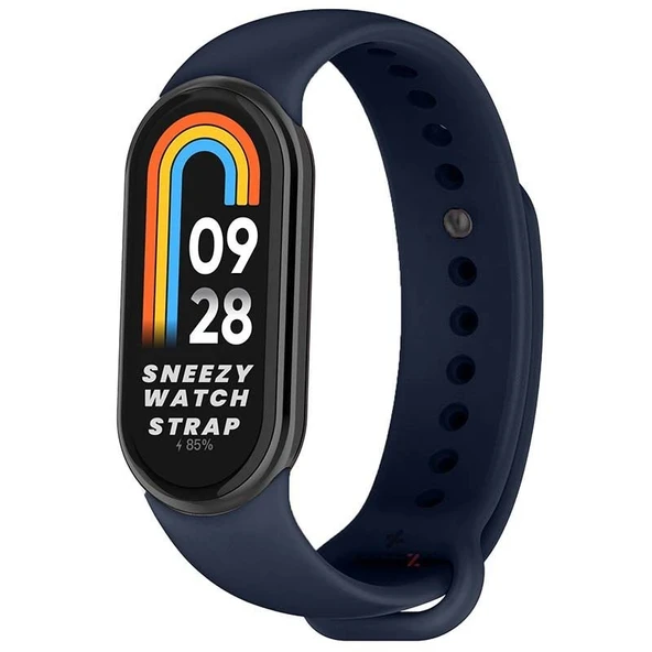 Sneezy Mİ Band 9 İle Uyumlu PureLux Soft Silikon Kordon  Laci ürün görseli 1