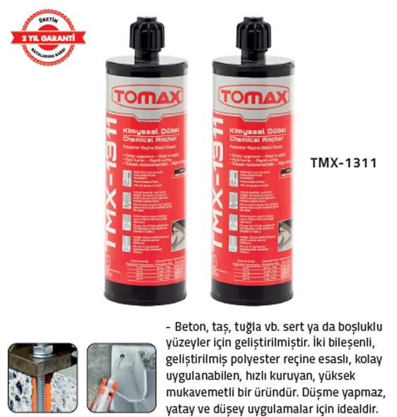 KİMYASAL DÜBEL 410 ml TMX 1311 (12 Adet) ürün görseli 1