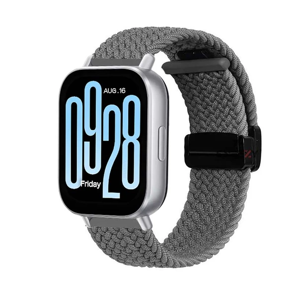 Redmi Watch 5 Active Redmi 5 Lite Uyumlu Kordon Kordon PureLux Soft Yumuşak Silikon Kordon  Koyu Gri ürün görseli 1