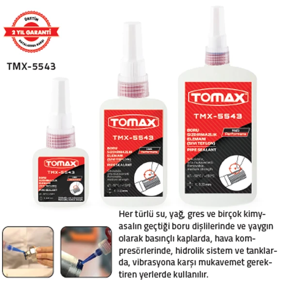 GENEL AMAÇLI BORU SIZDIRMAZLIK TMX 5543-250 ML (6 Adet) ürün görseli 1