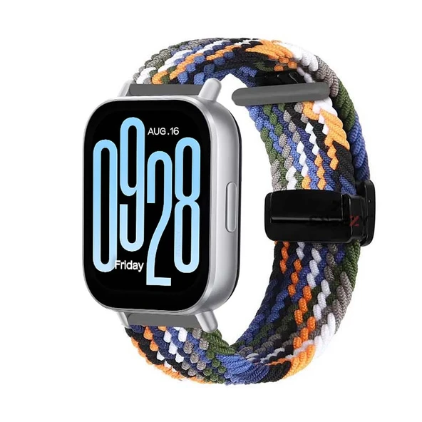Redmi Watch 5 Active Redmi 5 Lite Uyumlu Kordon Kordon PureLux Soft Yumuşak Silikon Kordon  Siyah Turuncu ürün görseli 1