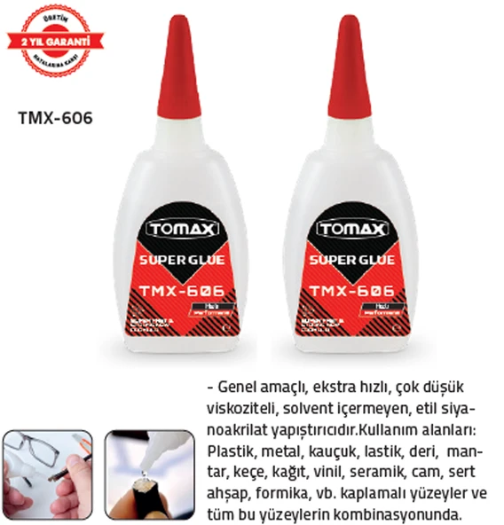 HIZLI YAPIŞTIRICI 20 gr TMX-606 (30 Adet) ürün görseli 1