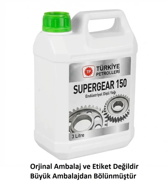 TP SUPERGEAR 150 - 3 LİTRE DİŞLİ YAĞI - Resim 6