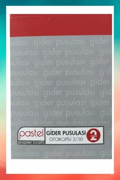 Gider Pusulası Otokopili Makbuz 14X20 cm 2 Nüsha 2/50 12 Adet ürün görseli 1