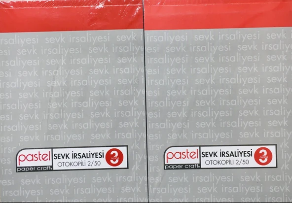 Sevk İrsaliyesi Otokopili Makbuz 14X20 cm 3 Nüsha 2/50 12 Adet ürün görseli 1